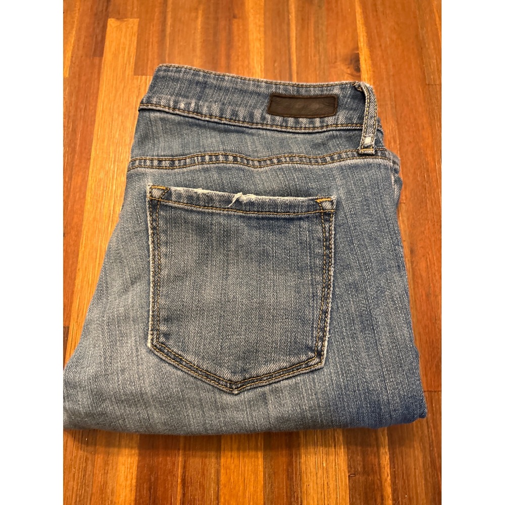 Charlotte Russe Everyday Skinny Jeans Women 6R Blue Excellent Distressed Denim